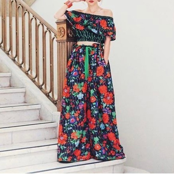 KENZO x H&M Collection Wide-leg Reversible Pants - Picture 3 of 14